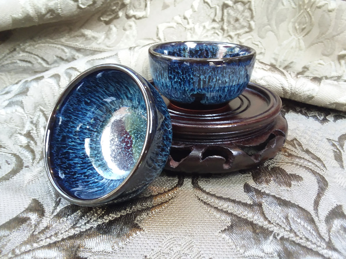 Cobalt Blue Gradient Glazed Tea Cups – B. Fuller's Mortar & Pestle